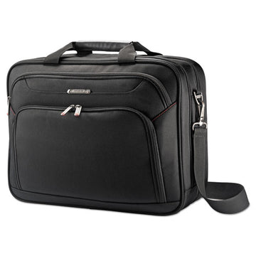 Samsonite® Xenon 3 Toploader Briefcase, 16.5" X 4.75" X 12.75", Polyester, Black freeshipping - TVN Wholesale